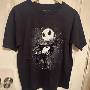 Disney Black and White Jack Skellington Tee